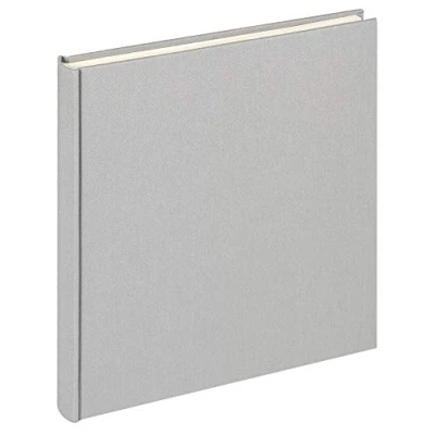 Afbeelding van walther design fotoalbum grijs 26 x 25 cm linnen, doek FA 505 D