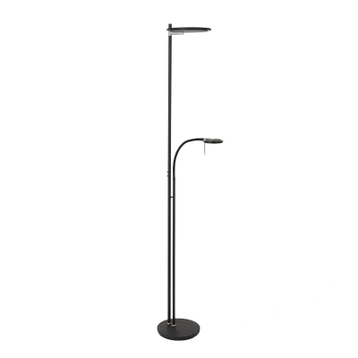 Afbeelding van Steinhauer vloerlamp Turound zwart 2989ZW