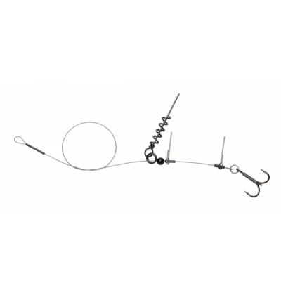 Afbeelding van Savage Gear Line Thru Corkscrew Rig #1 22 Kilo 40cm (2 pcs)