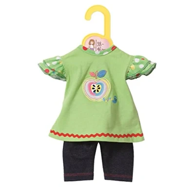 Afbeelding van Dolly Moda Shirt Jurk met Legging Poppenkleding 43cm