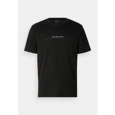 Afbeelding van Calvin Klein Jeans Minimal LOGO TEE Tshirt print, Heren, Maat: XS, Black