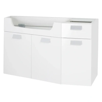 Afbeelding van Differnz Fabulous onderkast hoekmodel links 100cm wit