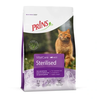 Afbeelding van Prins Vitalcare Cat Sterilised Kattenvoer 1.5 kg
