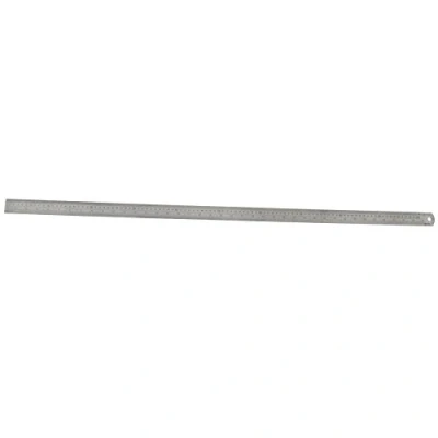 Afbeelding van Grote RVS liniaal 1 m / 40 inch metrisch/keizerlijke ombouwtafel TE597