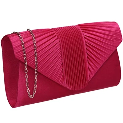 Afbeelding van SwankySwans Sophie Clutch Bag voor dames, Fuchsia