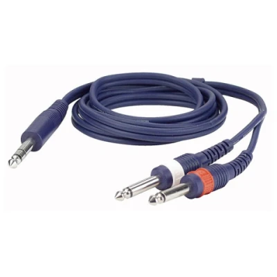 Afbeelding van DAP FL34150 Insert/splitterkabel stereo jack naar dubbele mono 1,5mtr