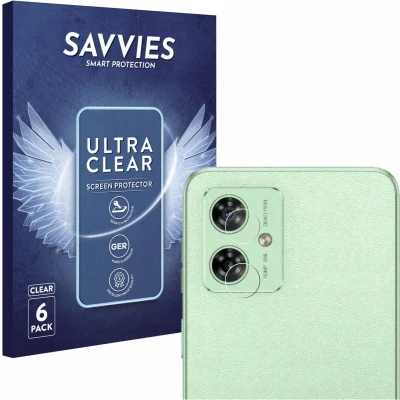 Afbeelding van Savvies (6 Stuks) Schermbeschermer voor Motorola Moto G54 (ALLEEN Camera Lens) Screen Protector Ultra Transparant