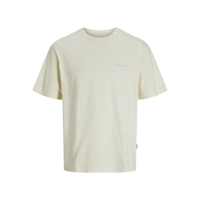 Afbeelding van Jack &amp; Jones CREW NECK Tshirt print, Heren, Maat: XS, Weiß