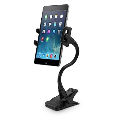 Afbeelding van Macally Verstelbare Clip On Mount met Houder voor iPad/Tablet