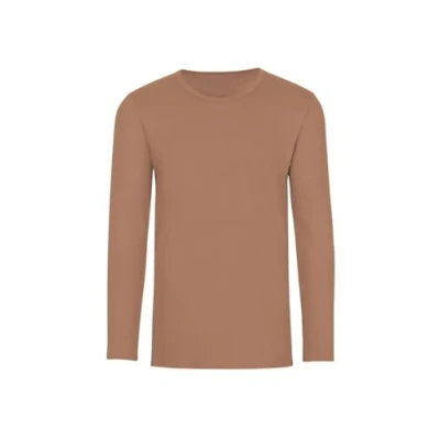 Afbeelding van TRIGEMA Damesshirt met lange, hazelnoot, L