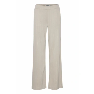Afbeelding van ICHI Ihruti WIDE Broek, Dames, Maat: Large, Doeskin