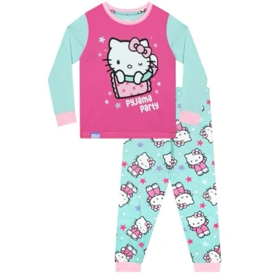 Afbeelding van Hello Kitty Pyjama Meisjes Sets met Lange Mouwen Roze 134