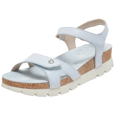 Afbeelding van Panama Jack Dames Sulia Flat Sandaal, Azul Claro B14, 41 EU, EU