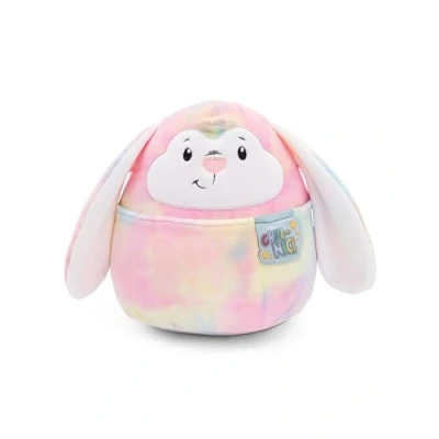 Afbeelding van Kussen Chill NICI Konijn 20 cm veelkleurig Heerlijk zacht knuffelkussen voor jongens, meisjes, baby&#039;s en liefhebbers van knuffels; Ideaal thuis, op de kleuterschool of onderweg
