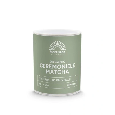 Afbeelding van Mattisson organic ceremoni matcha po bio 35g