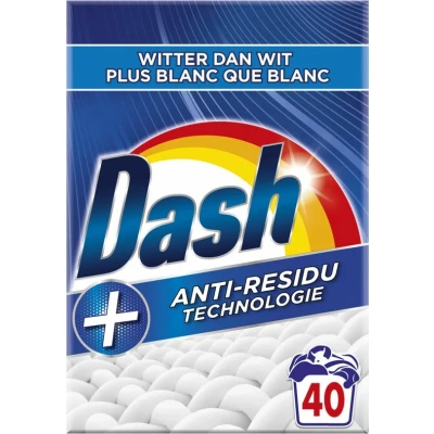 Afbeelding van Dash Waspoeder Witter Dan Wit 40 Wasbeurten 2,4 kg