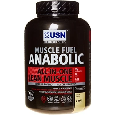 Afbeelding van Unknown 9880,USN 2 kg anabole vanille spierbrandstof,2 (Pack of 1)