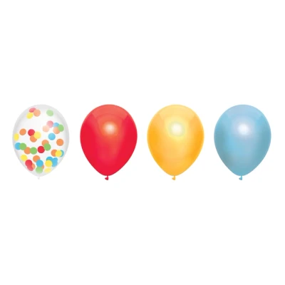 Afbeelding van Ballonnen Haza Over The Rainbow 30cm 6 stuks assorti