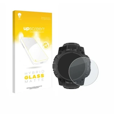 Afbeelding van upscreen Screenprotector voor Garmin Instinct 3 Solar Tactical Edition (50 mm) Folie Beschermfolie Beschermglas matte