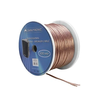 Afbeelding van Omnitronic luidsprekerkabel 2x2.5 100m clear