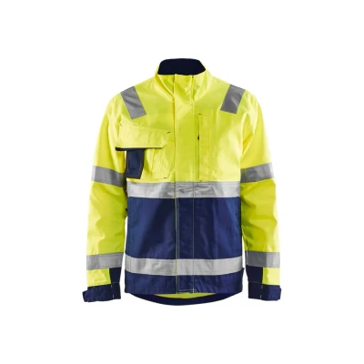 Afbeelding van Blaklader Jack High Vis 4064 1811 Geel/Marineblauw