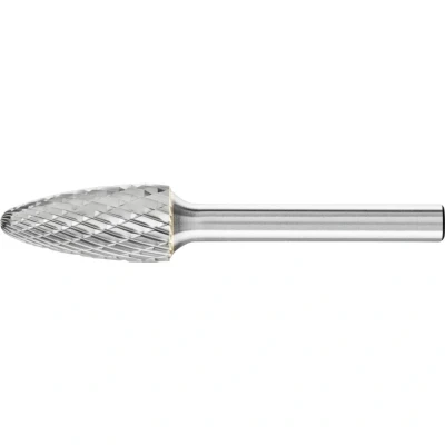 Afbeelding van PFERD RBF 1225/6 TOUGH hardmetalen hoogrendementsstiftfrees ronde boogvorm 12x25mm 6mm slagvast 21000076