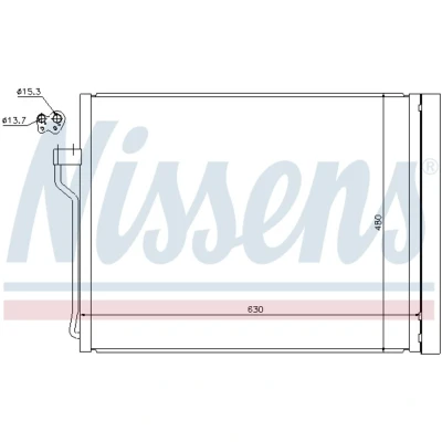 Afbeelding van Nissens Airco condensor 940288