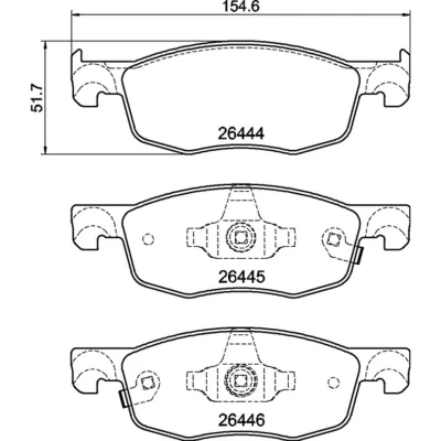 Afbeelding van Brembo Remblokset P 83 185