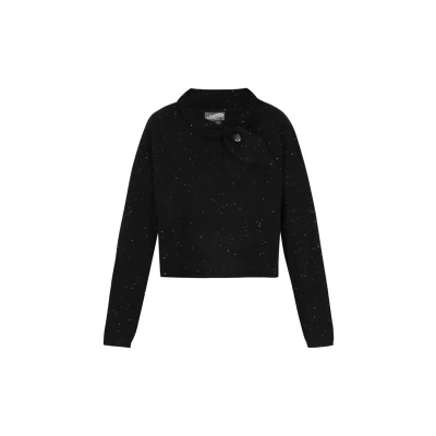 Afbeelding van Dreimaster Trui, Dames, Maat: XS/S, Black