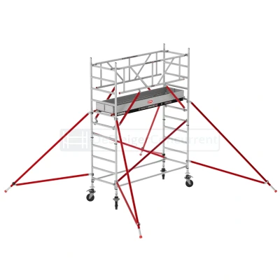 Afbeelding van Altrex Rolsteiger RS TOWER 51 PLUS SafeQuick L250xB90 4.20m werkhoogte Fiber Deck platform