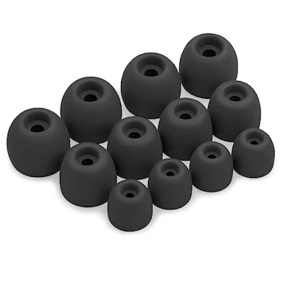 Afbeelding van Okuli 12 x Siliconen Oordopjes Puntje voor Samsung Galaxy Buds 2 Pro Oortelefoons in Zwart