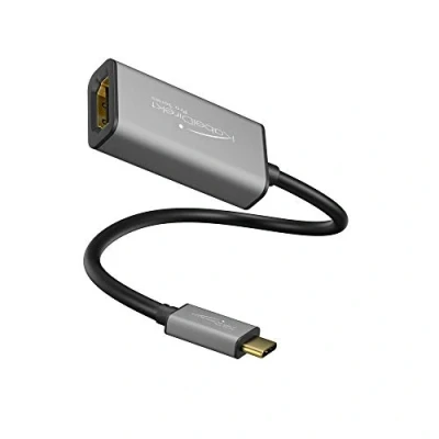Afbeelding van KabelDirekt USB C op HDMI adapter 0,15 m (ondersteunt resoluties tot wel 4K/60 Hz, 3.1 en Thunderbolt 3, geschikt voor MacBook Pro 2016/2017, 12&quot;, Chromebook Pixel e.v.a.)