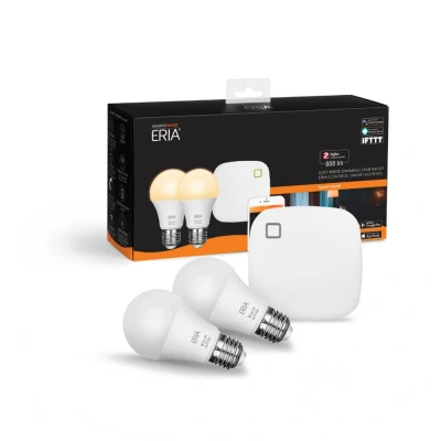 Afbeelding van AduroSmart Smart Zigbee Hub + 2 Dimbare Lampen E27 Warm white