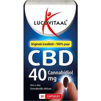 Afbeelding van 2x Lucovitaal CBD 40 mg capsules 30