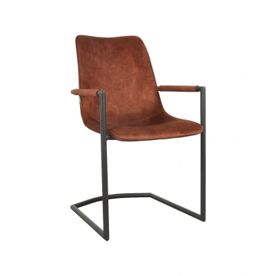 Afbeelding van LABEL51 Eetkamerstoel Bodi Rust Velours Majorr