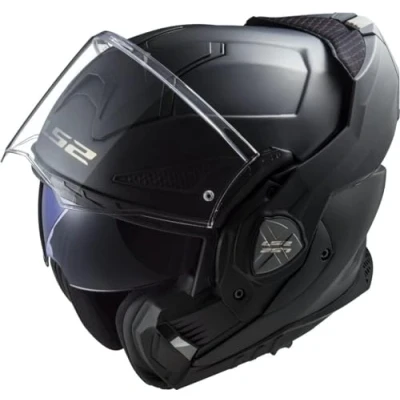 Afbeelding van LS2, Motorcycle modular helmet ADVANT X solid mat black, XXL