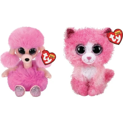 Afbeelding van Ty Knuffel Beanie Boo&quot;;s Camilla Poodle &amp; Reagan Cat
