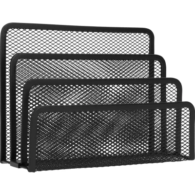 Afbeelding van QUVIO Bureau organizer mesh Metaal Zwart
