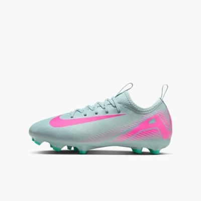 Afbeelding van Nike Performance ZOOM Vapor Academy Unisex Voetbalschoenen met kunststof noppen voor kinderen, Maat: 35.5, Ocean cube/pink blast Kunststof/ textiel