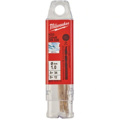 Afbeelding van Metaalboor Hss G Cobalt 1 X 34 Mm (10 Stuks)