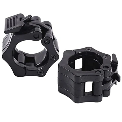 Afbeelding van Tioamy halter, Olympische klemmen, vergrendeling, halsbanden, clips, krachttraining, bar, haltersluiting, 1 paar, 50 mm, voor fitnessstudio, training, fitness, krachttraining