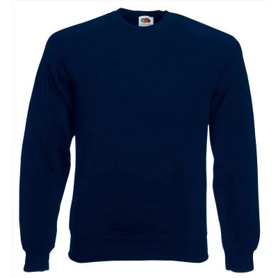 Afbeelding van Fruit of the Loom Classic Raglan Sweater Donkerblauw 3XL