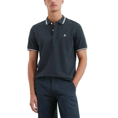 Afbeelding van Marc OPolo Poloshirt voor heren, korte mouwen, van biologisch katoen, regular fit, 898, XXL