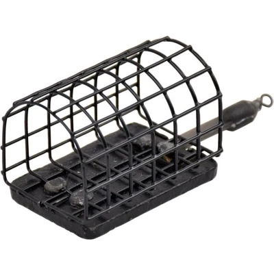 Afbeelding van Garbolino Flat Oval Feeder Metal Open Ends Maat : Small 30g