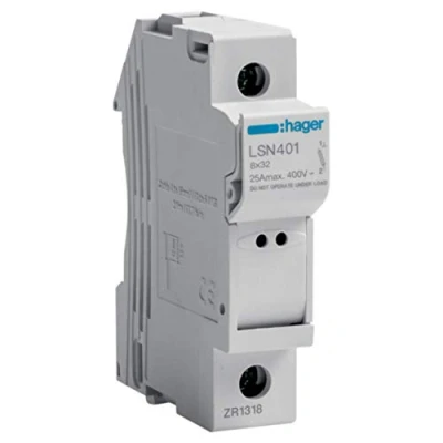 Afbeelding van HAGER ZEKERINGHOUDER L32 1 POLIG 25 A MODULE