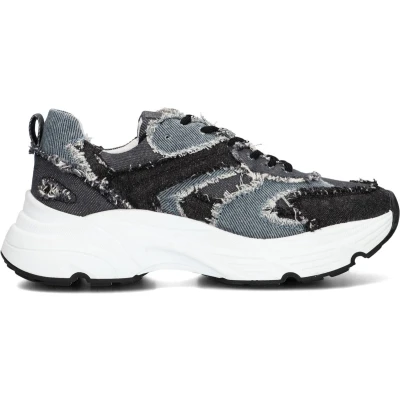 Afbeelding van Omoda Tokio Lage sneakers Leren Sneaker Dames Grijs Maat 37