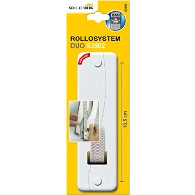 Afbeelding van Schellenberg 53902 afdekplaat voor rolluikband opwinder, DUO Maxi, 185mm, wit
