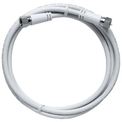 Afbeelding van Axing Satelliet Aansluitkabel [1x F stekker 1x stekker] 5.00 m 85 dB Wit