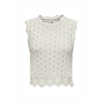 Afbeelding van ONLY ÄRMELLOSES Top, Dames, Maat: XS, Cloud dancer