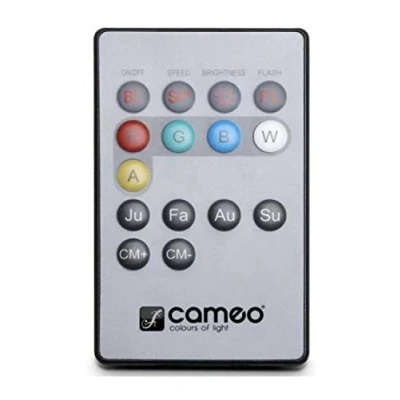Afbeelding van Cameo Light CLPFLAT1REMOTE infrarood afstandsbediening voor Flat PAR CAN koplampen